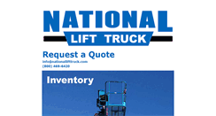 Desktop Screenshot of nationallifttruck.com