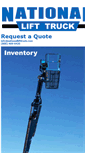 Mobile Screenshot of nationallifttruck.com